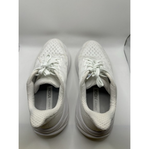 Hoka Clifton 9 White Women's 9 - Picture 3 of 14